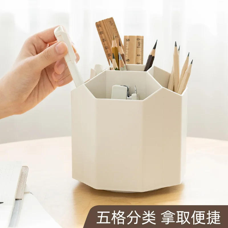 

Вращающийся на 360 градусов настольный органайзер, офисный держатель для ручек, подставка для ручек, пенала, канцелярские и Школьные Аксессуары