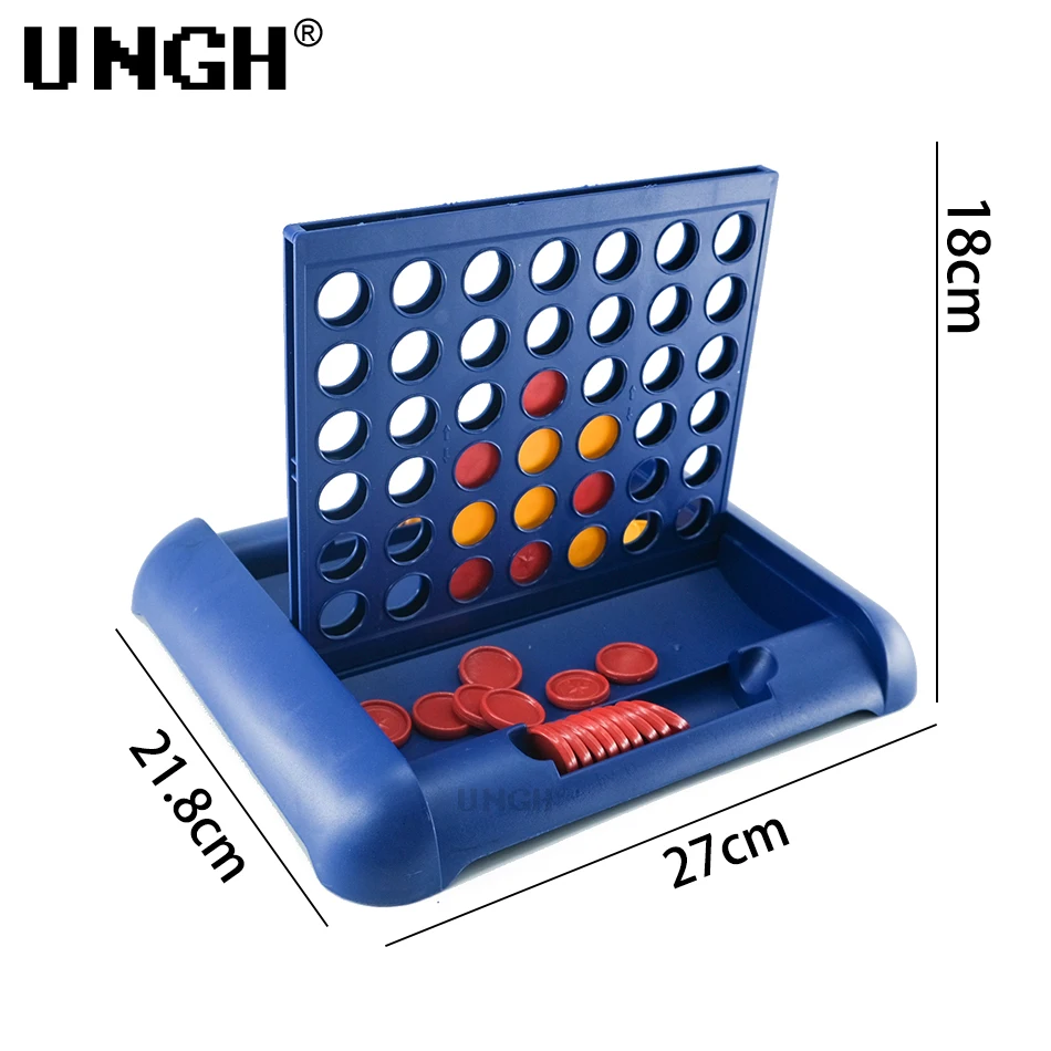 UNGH 가족 홈 보드 게임, 4 열 빙고 체스 연결 클래식 장난감, 어린이 교육 장난감, 어린이 엔터테인먼트 게임