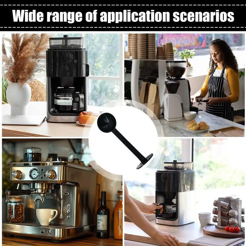 3 Cuillères à Café 2-en-1 – Doseur 10g + Tasseur – Pour Expresso – Polypropylène Alimentaire – Pratique