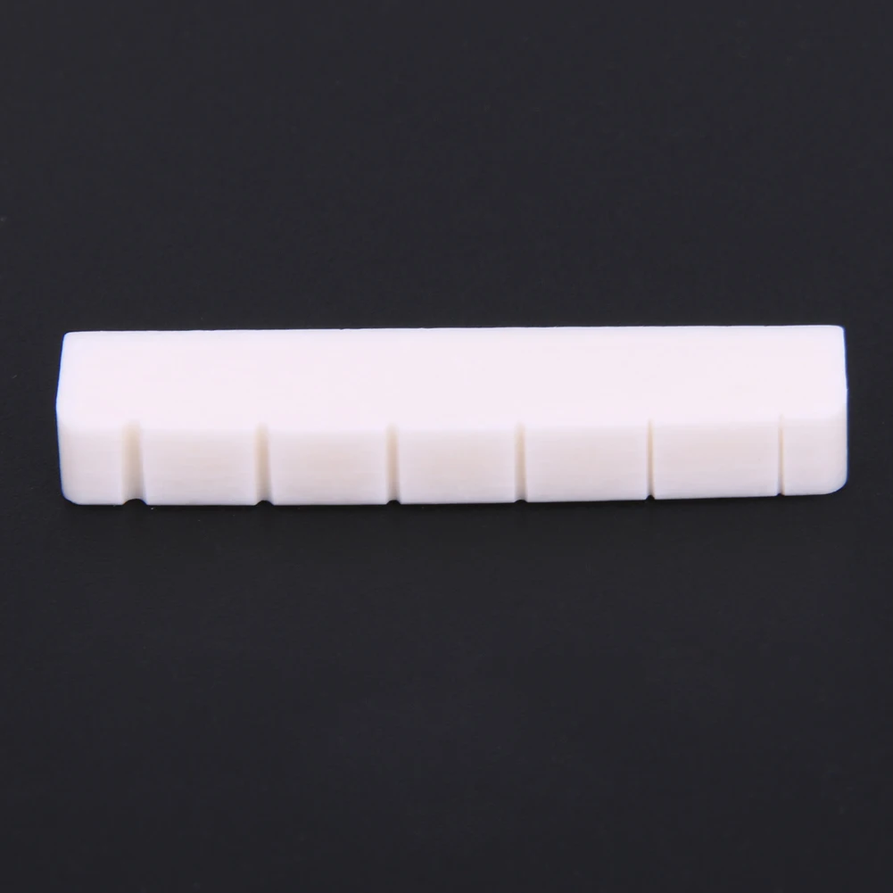 6-String Electric Guitar String Cushion Professional Buffalo Bone Guitar Nuts Slotted Replacement  for LP Folk Guitar