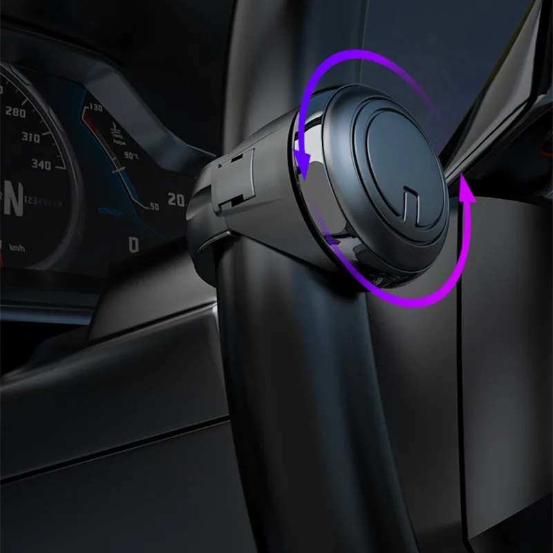 Nuovo 360 Manopola Del Volante Ball Auto Spinner Manopola Maniglia Del Servosterzo In Silicone Per Auto Per Tesla Model 3 Model Y Cybertruck
