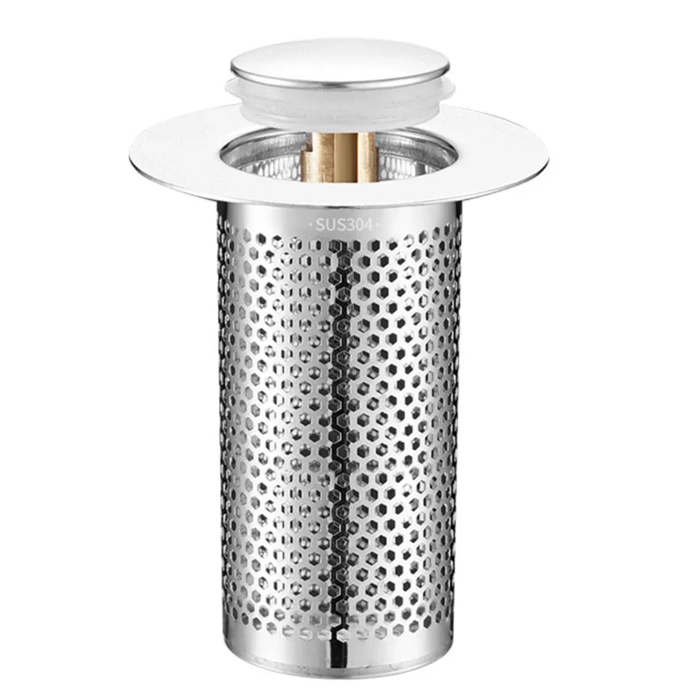 

1pcs Premium Stainless Steel Floor Drain Filter For Kitchen, Bathtub, And Sink Water Kitchen Fixture 33*55*50/80mm