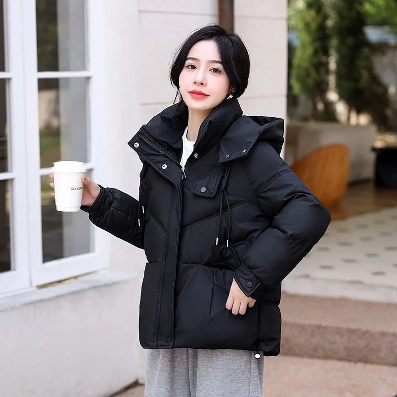 

Down 2022 new autumn and winter Korean loose regular waistband is thinner and