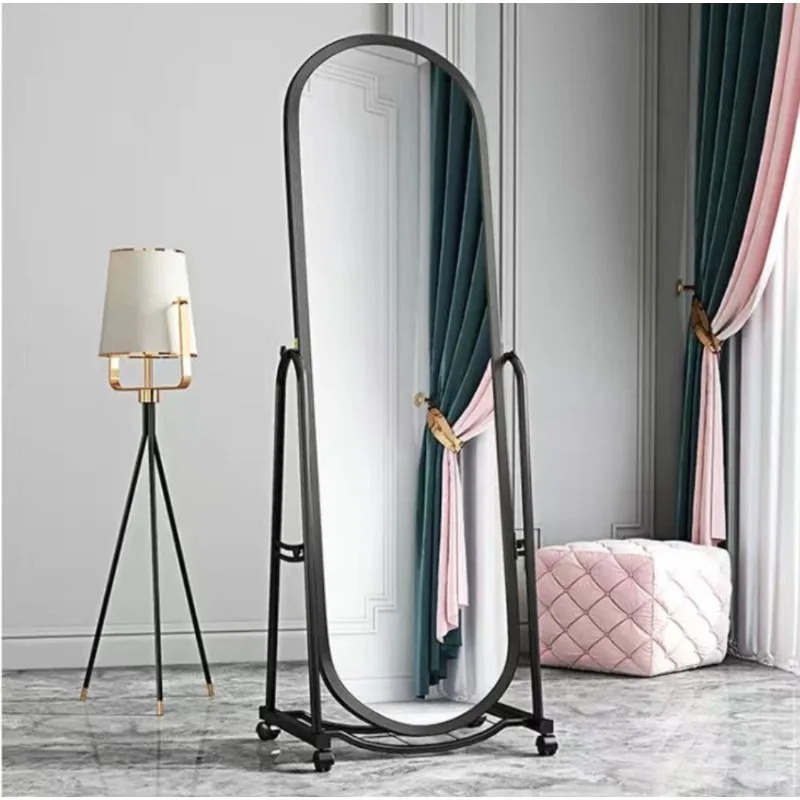 1.7m Oval Full-Length Floor Mirror 2