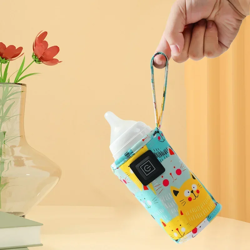 1 PCS USB Milk Warmer Constant Temperature Household Three Gear Adjustment Outdoor Portable Baby Universal Bottle Warm Sleeve 6