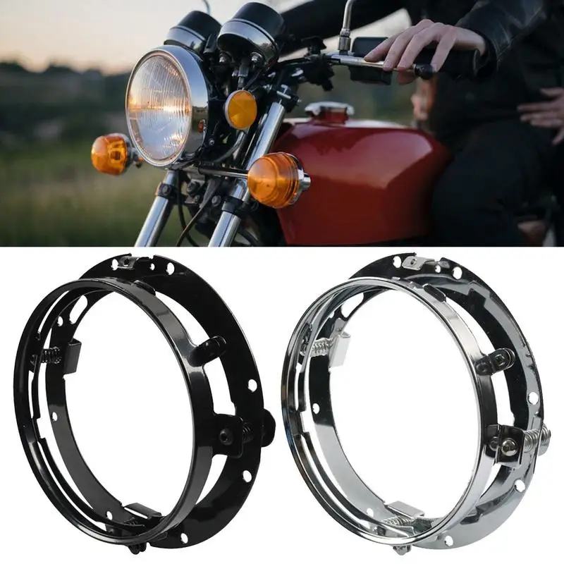 

Headlight Mounting Bracket Lamp Hold Bracket For Motorcycle LED Headlight Adapter Round Ring Headlight Mount Lamp Holder Bracket