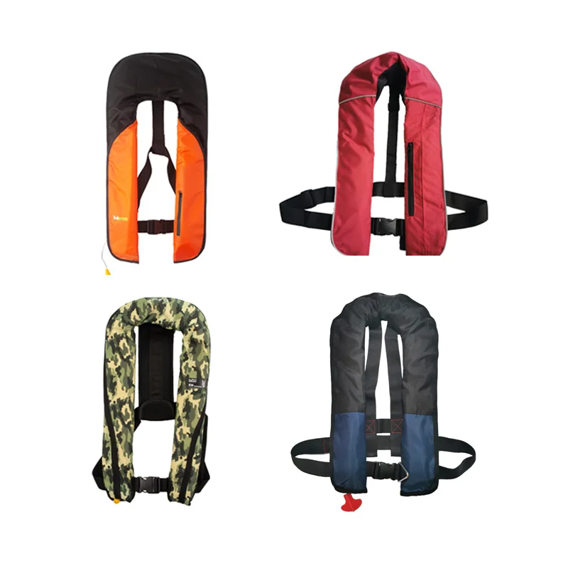 Adult Automatic/ Manual Inflatable PFD Life Jacket Life Vest Survival Swimming Boating Fishing 150N Buoyancy