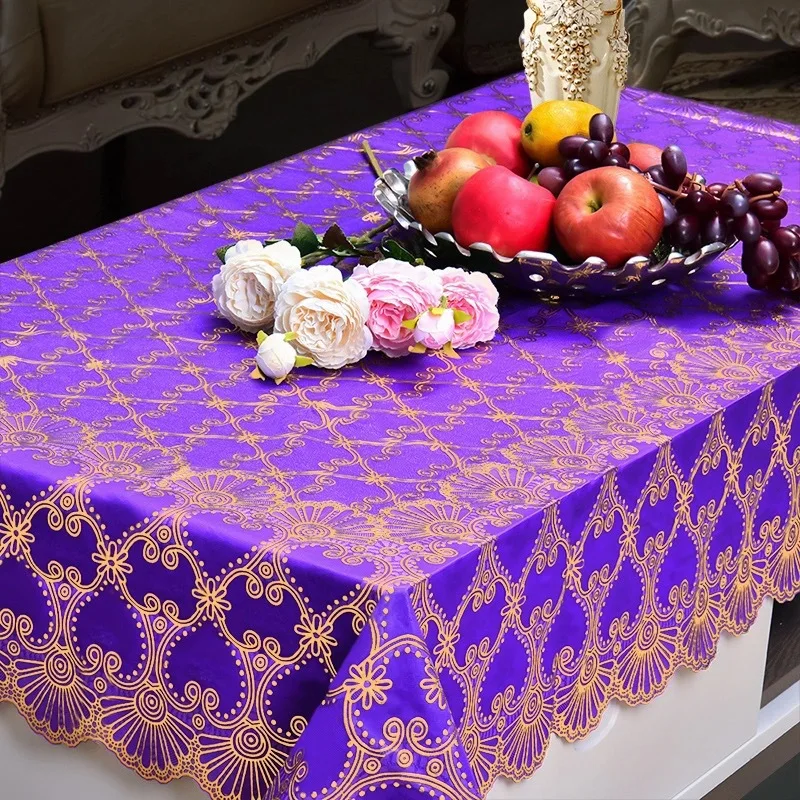 

1380084 Flower tea table, waterproof oil-proof non-washing tea table cloth