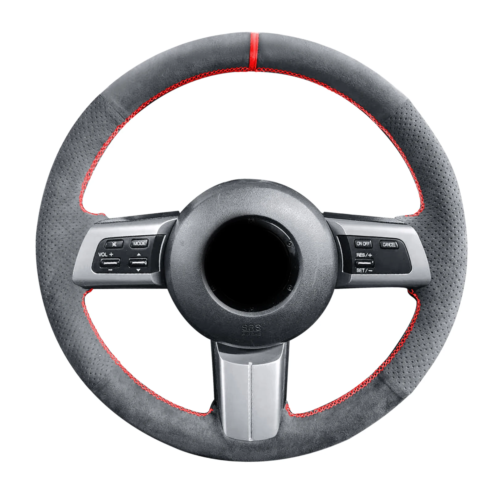 Alfanxi Coprivolante Alcantara A Punto Mano Compatibile Con Mazda Mx-5 Miata Rx-8 Cx-7 2007-2013