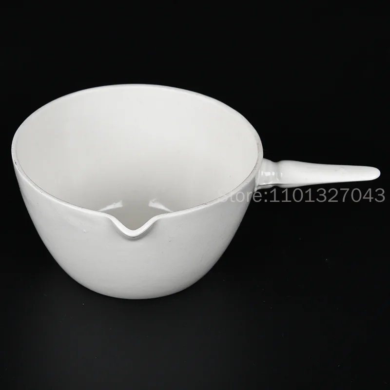 Ceramic evaporating dish with handle,Capacity 50ml~1000ml,Ceramics crucible
