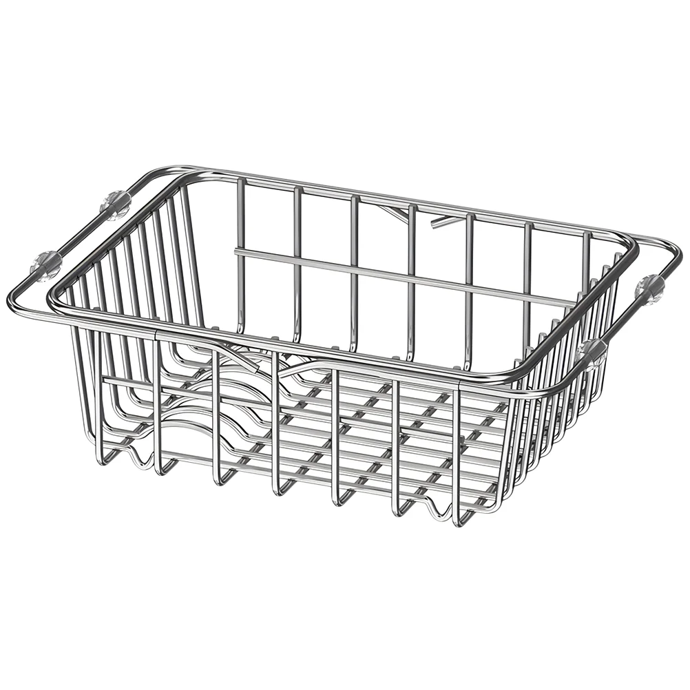 

Dish Drainer Rack Expandable Dish Drying Rack Utensil Drying Holder Stainless Steel Sink Drying Rack