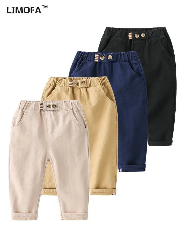 Kids Boys Casual Trousers Sweatpants Korean Teen Trousers