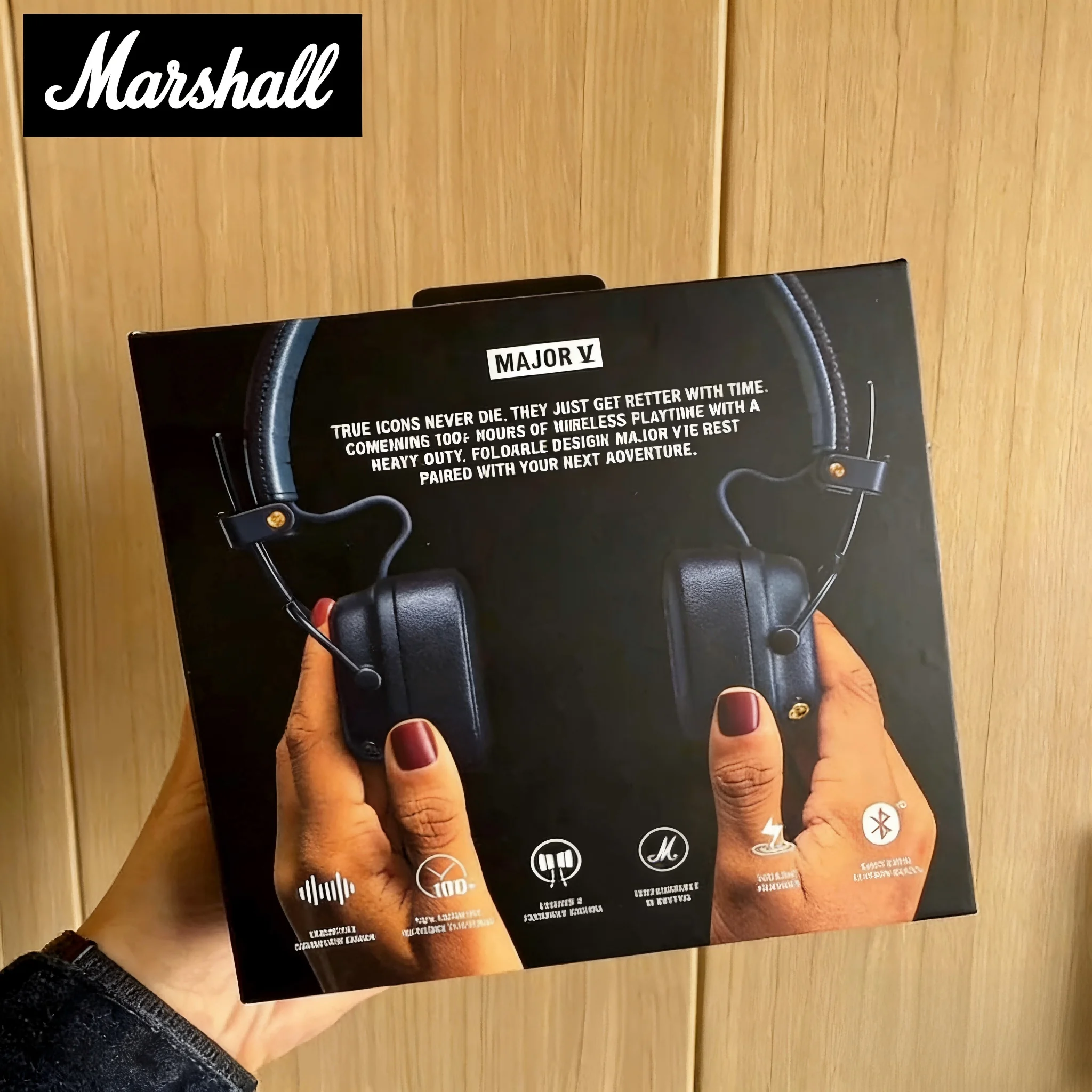 รูปสินค้า หูฟังเกมมิ่ง Marshall Major V5 ไร้สาย เสียงเบสจัดเต็ม