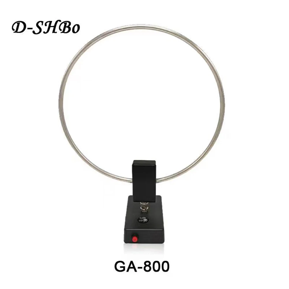 루프 안테나 10KHz-159MHz 원형 안테나 HF 액티브 루프 안테나 GA800 라디오 실내용 소형 루프 단파 안테나