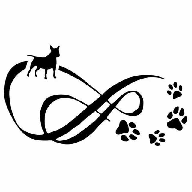 

Dog Footprint Motorcycle Car Stickers Car Sticker 2