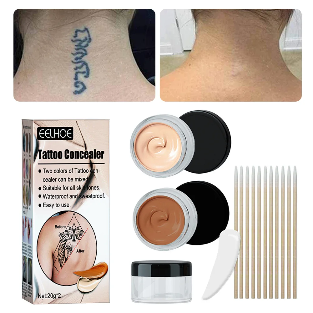 NEW Concealer Waterproof Sweatproof Skin Acne Marks Freckles Scars Concealer Brighten Foundation Makeup For Men