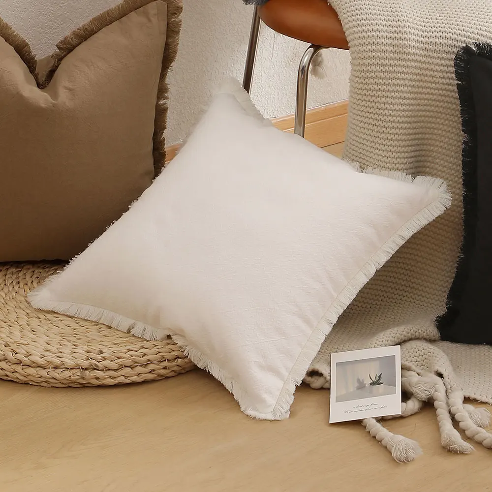 Boho Throw Pillow Cover Image 6