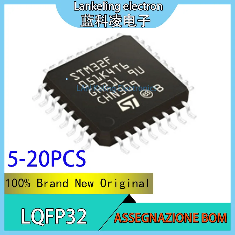 

(5-20PCS)STM32F051K4T6 STM STM32F STM32F051 STM32F051K4T 100% Brand New Original Chip IC LQFP32