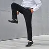 Fat Men Cotton Pants plus size casual trousers SIZE 30-50 black khaki pants stretch fabric 4
