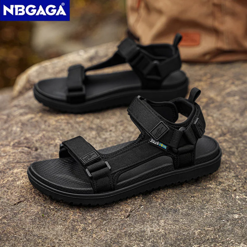 Women's Fashion Anti-Slip Leisure Sandals EVA Soft Sole Lightweight Daily Walking Sandalias Flat Outdoor Breathable Beach Shoes 2