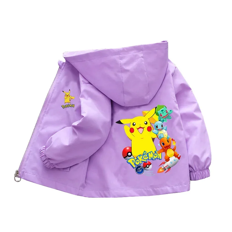 thumbnail image 1 of Chaquetas nuevas de primavera y otoño para niños y niñas, abrigo de manga larga con estampado de la Patrulla Canina, abrigo de Pokémon de Hello Kitty, primavera y otoño, 2024, 1 of 5