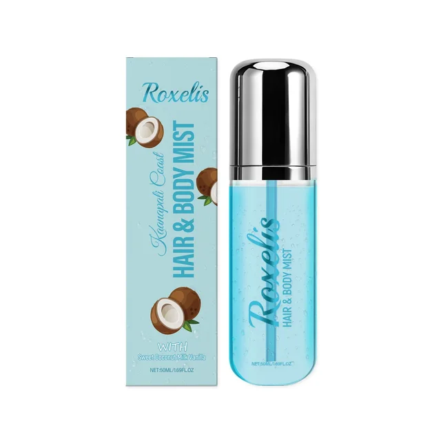 Brume parfumée pour le corps et les cheveux à la noix de coco, parfum léger naturel longue durée, rafraîchissant, parfum doux en spray 1