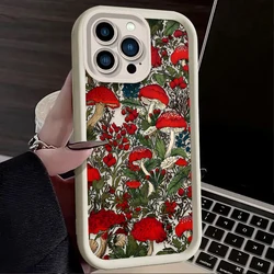 Creativity Mushroom Aesthetic Art Silicone Phone Case - iPhone 12 Pro Max (1)