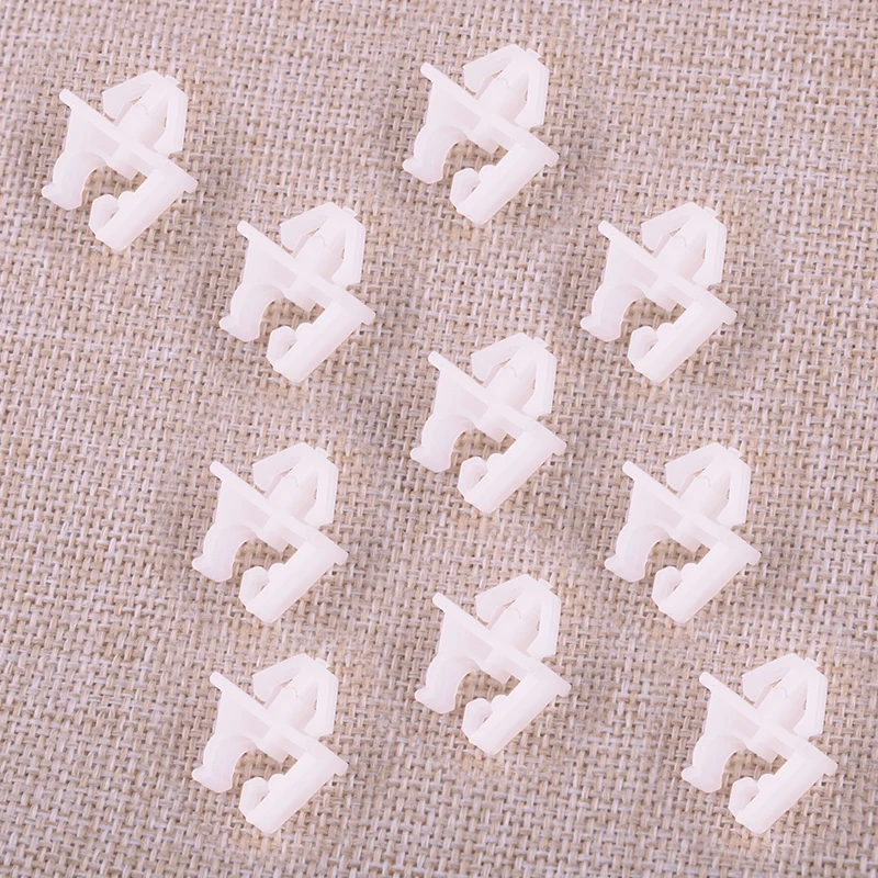 50 Pz Muslimwhite Car Hood Prop Rod Strut Holder Clip Muslimfit Per Honda Accord Civic Cr-V Acura Ilx 2013 2014 2015