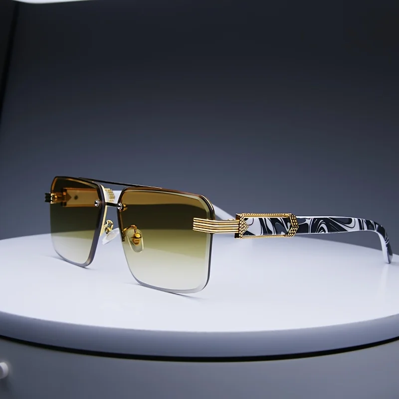 Fashion Women Rimless Sunglasses Men Populare Frameless Sun Glasses Male Female…