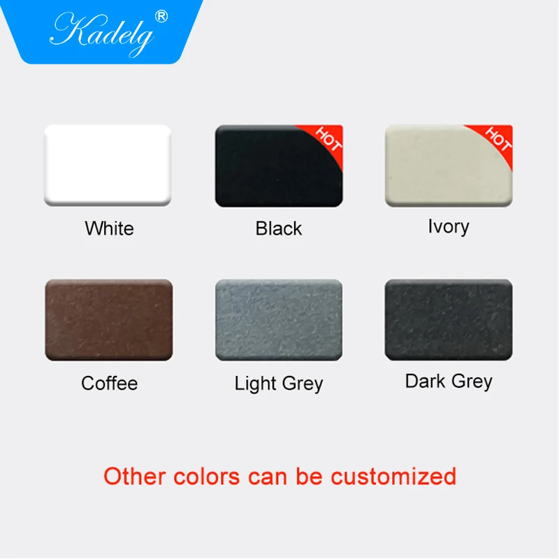 CE Certificated Double Bowl Black Quartz Sink Composite Granite Kitchen Sink With Drainboard
