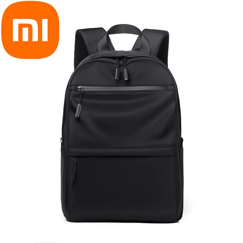 

Рюкзак Xiaomi для мужчин и женщин, вместительный Универсальный простой школьный ранец 14 дюймов для учеников младшей и старшей школы