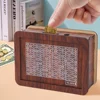 Reusable Wooden Piggy Bank for 10000 Euro Cash Coin Case Durable Money Saving Box with Clear Savings Target Money Container 5