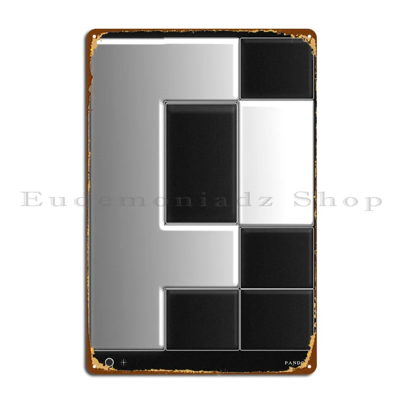 

Letter P Metal Sign Personalized Wall Garage Printed Cinema Tin Sign Poster