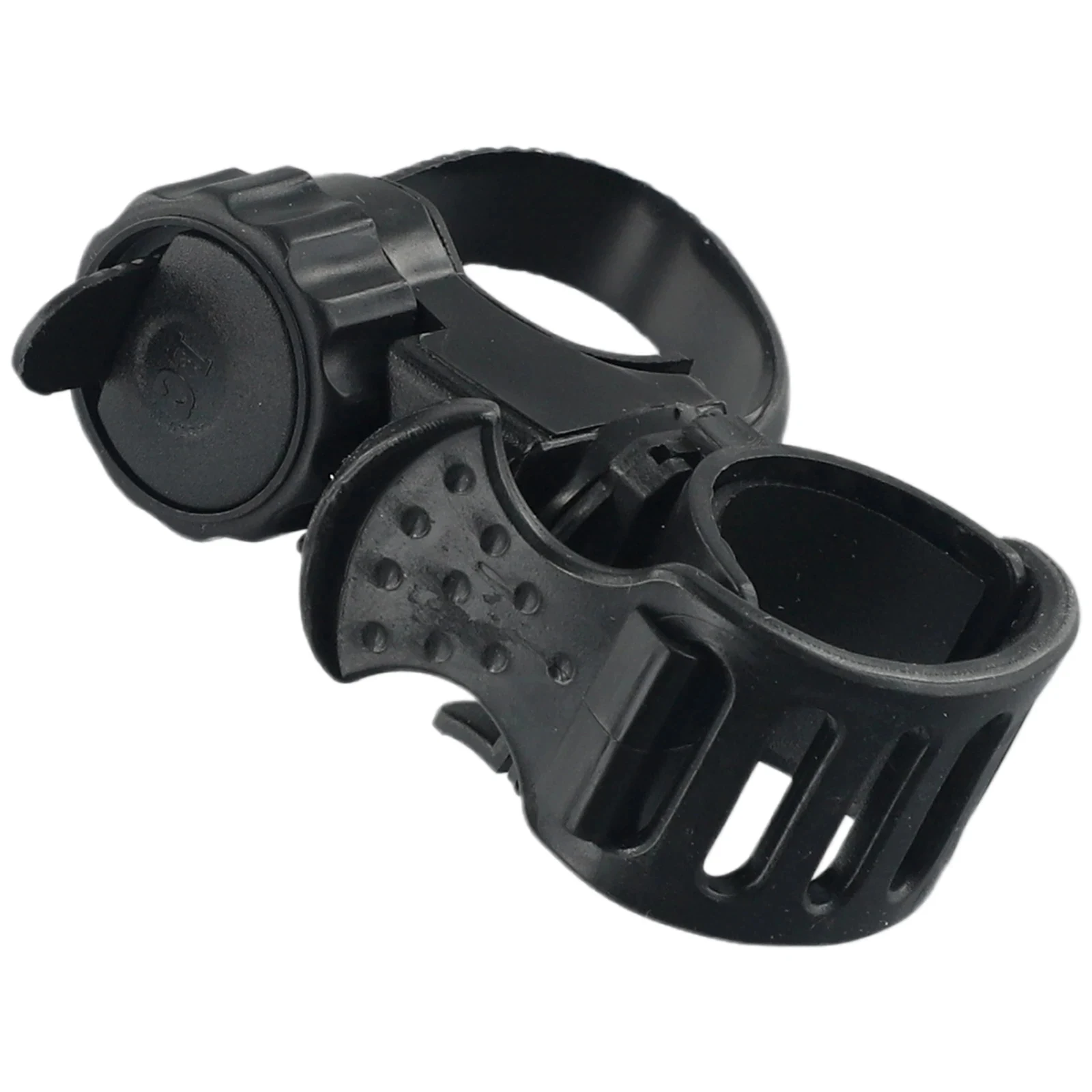 1/2 Stück 360 ° Verstellbare Fahrradlichthalterung mit Anti-Rutsch-Design, universelle Taschenlampenhalterung für MTB-Fahrradlampen – Detail 4