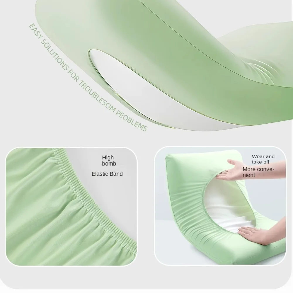 10pcs/5packs Breathable Disposable Pillowcase Thicken Soft Hotel Pillow Covers Portable Skin-friendly Anti-wrinkle Pillowcase