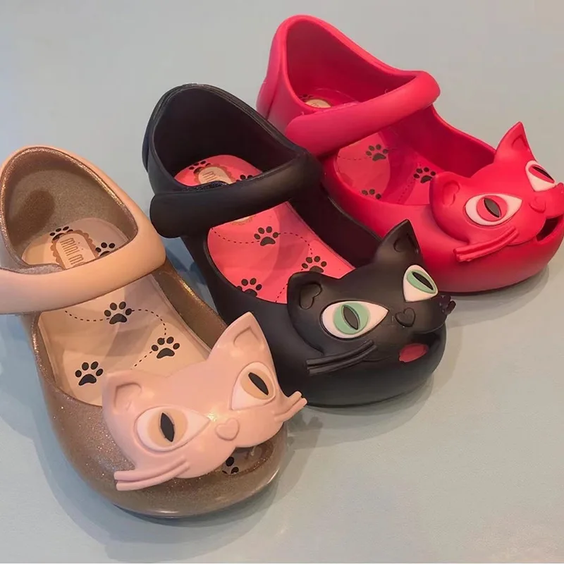 Toddler Cat Shoes Jelly Shoes Kids Girls Cat Shoes Cat, 48 OFF