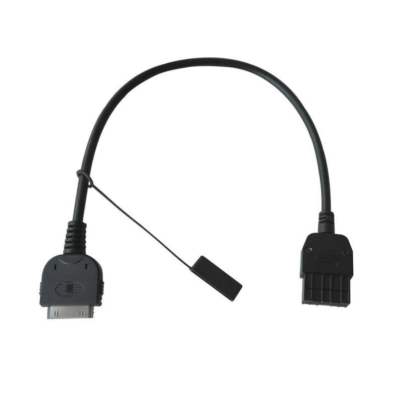 

New Black Aux Input Interface Cable Port Fit for Infiniti Nissan Ipod