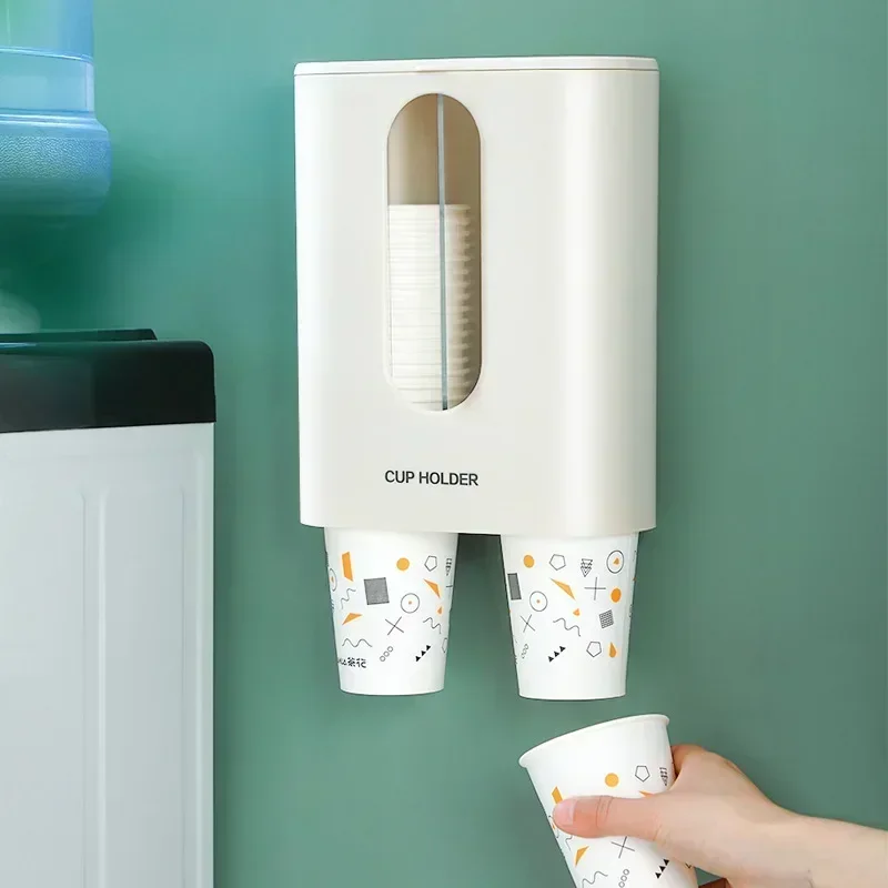 Double-Tube-Dustproof-Automatic-Cup-Holder-Hole-Free-Water-Dispenser ...