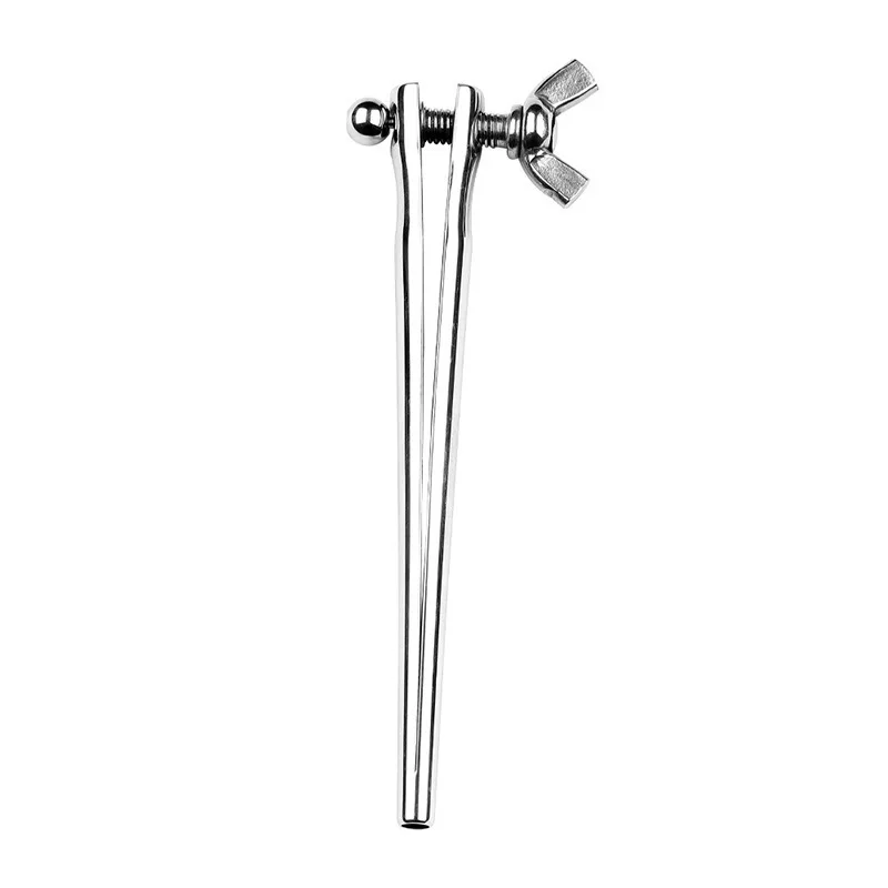 Male Urethral Dilators Horse Eye Urethra Expander with Elastic Clamp Stainless Steel Urethral Locking Ring Glans Rod Penis Plug urethral dilator silicone urethral dilator