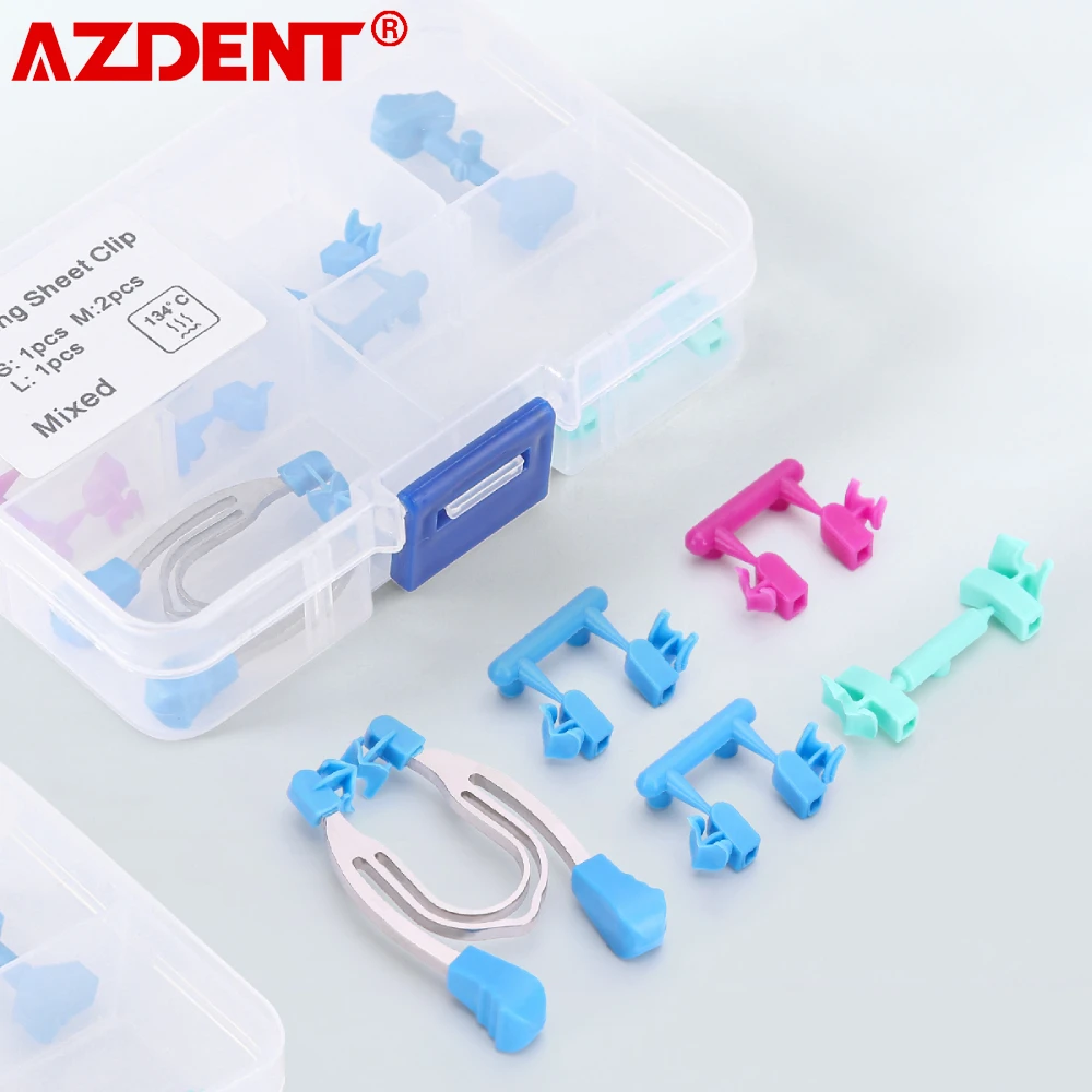 Azdent Dental Sectional Contoured Matrix Clip Clamps Wedges New Type