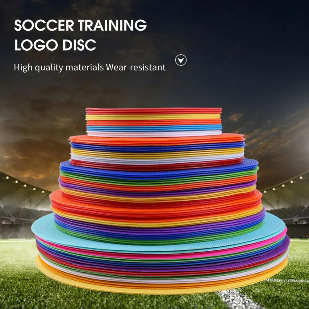 Excellent Soccer Circle Landmark Pad Obstacle Logo Round Disc Highly Recognizable Football Training Spot Marker