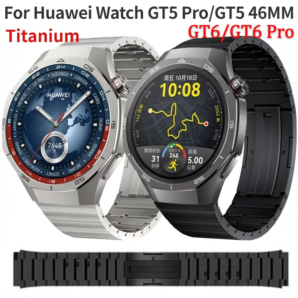 22mm Quick-release Titanium Strap for Huawei Watch GT6/GT5 Pro