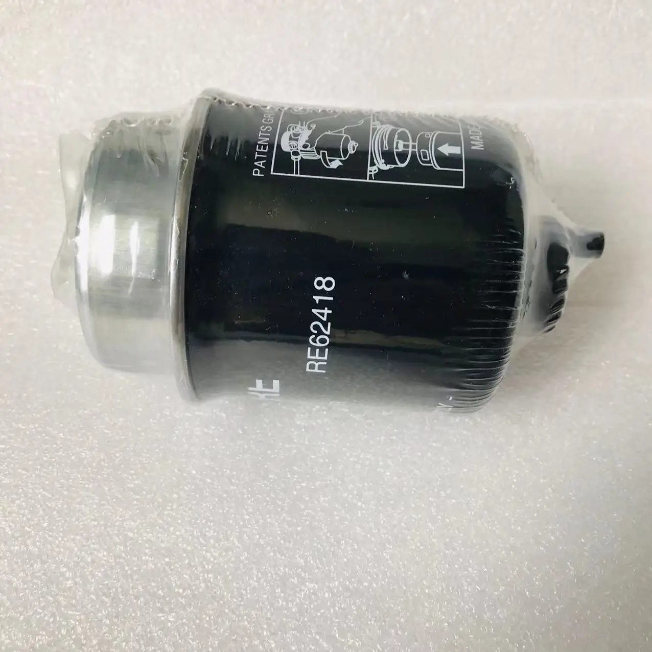 2PCS Replace RE62418 Fuel Filter Element Final Filter Water Separator Fits For Loader 210LE 344J 410 Engine 4045