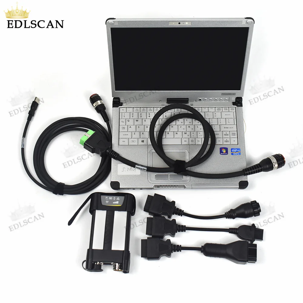 

For Volvo Vocom II 88894000 with APCI PTT 2.8.150 Tech Tool Excavator Heavy Truck Diagnostic Scanner CF C2 Laptop