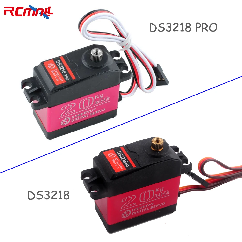 DS3218 Digital Servo 20KG 180 270 Degree High Speed Servo IP66 Metal Gear DS3218 PRO RC for 1/8 1/10 Scale RC Cars rc servo