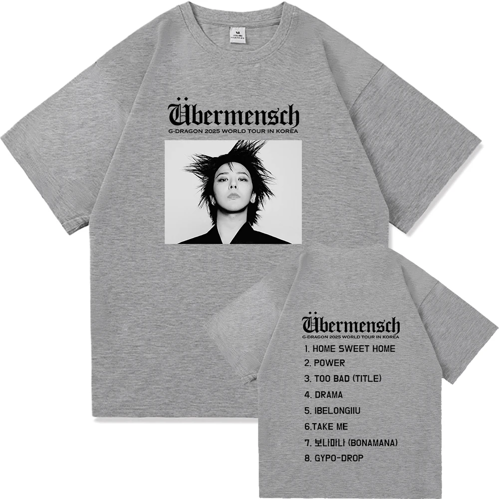 G-Dragon 2025 World Tour TShirt Album Übermensch Men/women