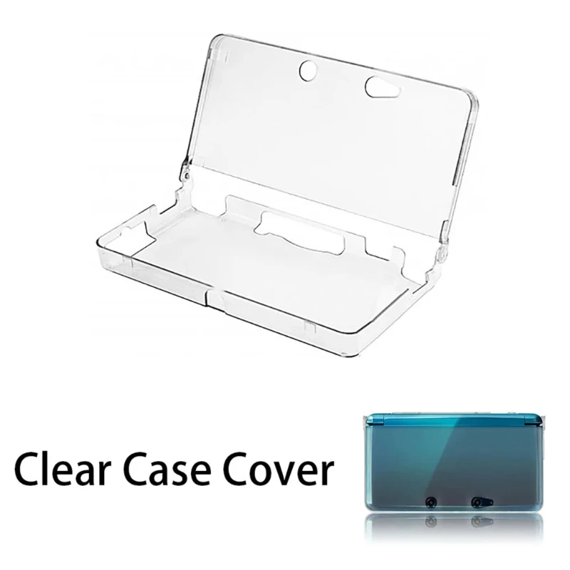 

Clear Cover Plastic Case Flexible Gamepad Frame Skin Protective Housing Fit for 3DS XL LL / 3DS Game Accessory