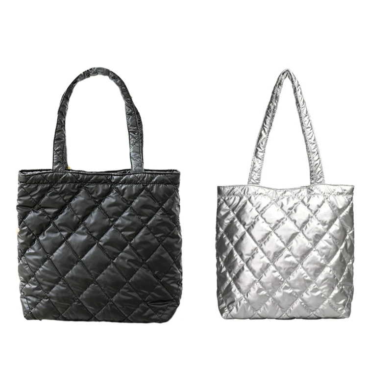 Quilted Tote Bag with Shoulder Strap Roomy Carry Your Belongings with Ease