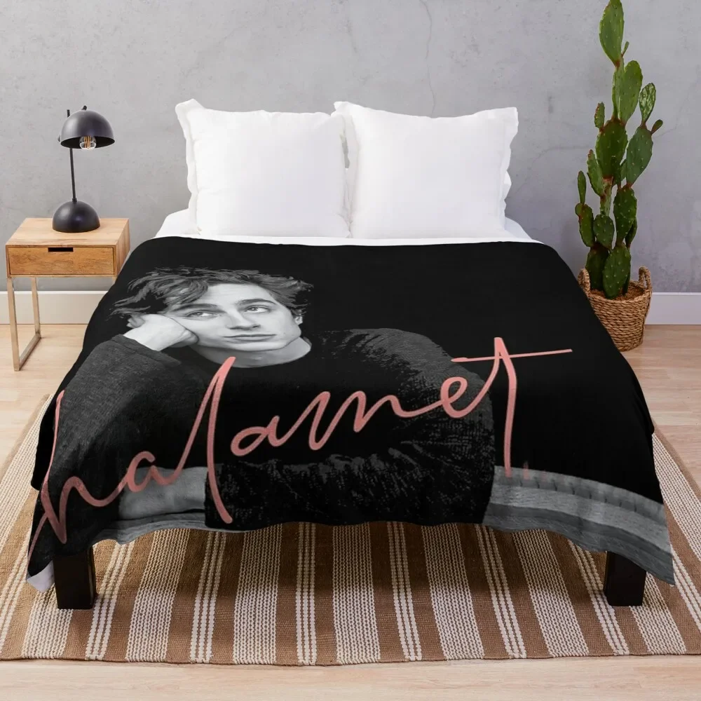 

Chalamet Awesome Merch Of Timothee Chalamet Throw Blanket funny gift Soft Plush Plaid Designers Baby Blankets