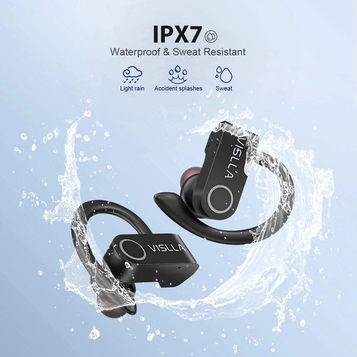 Bluetooth Headphones Vislla Wireless Earbuds VISLLA S7 Bluetooth